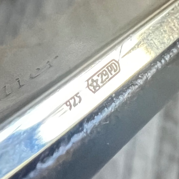 Authentic CARTIER 925 Sterling Silver Photo Frame with Elegant Wood - Picture 10 of 15